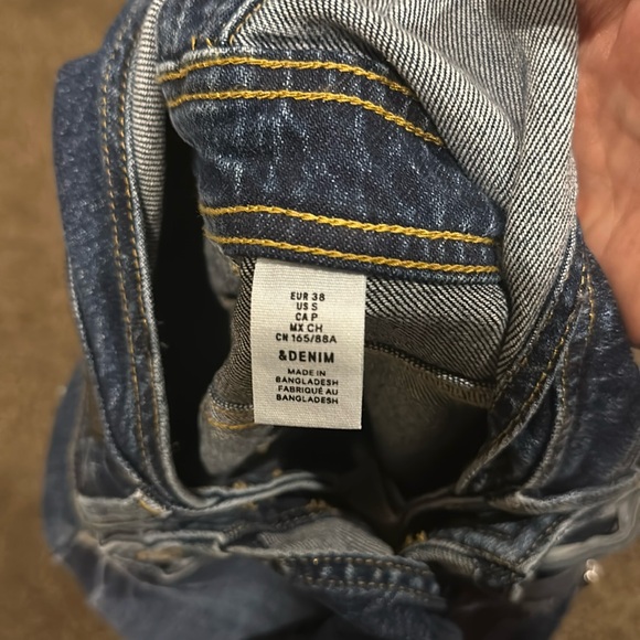 H&M Flared Denim Overalls NWOT - Picture 11 of 15